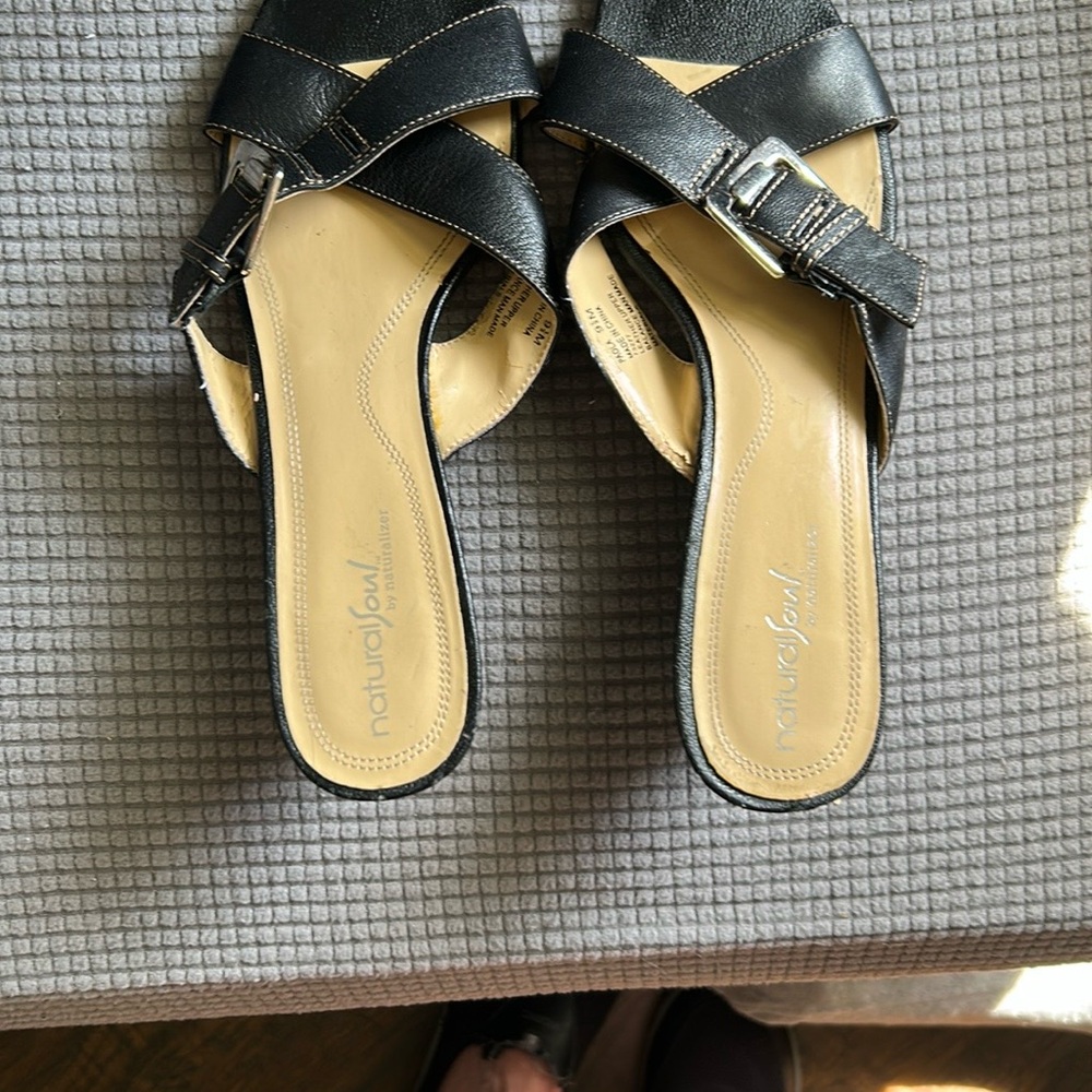 SOUL Naturalizer Black Sandals